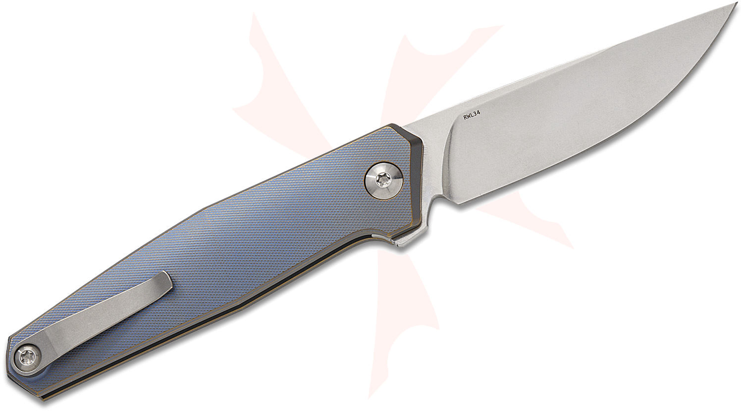 Anso of Denmark TOKO Button Lock Flipper Knife 3.375