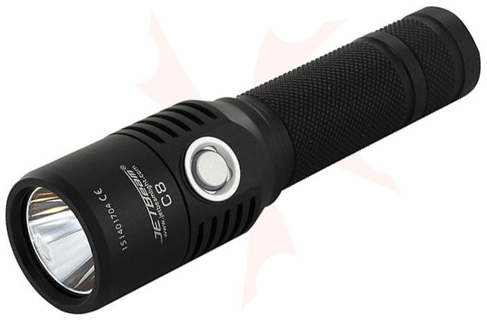 1000 flashlight rechargeable site knifecenter.com JETBeam C8 Rechargeable Aluminum LED Flashlight 1x18650, 1000 Max Lumens -  KnifeCenter