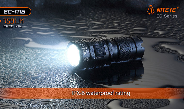 Jet R16 JETBeam EC-R16 Rechargeable Aluminum LED Flashlight 1xCR123, 750 Max ...