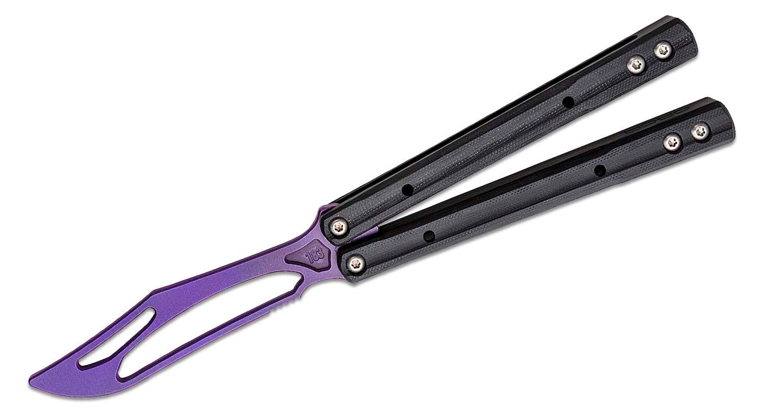 Black Rose Butterfly Knife Trainer