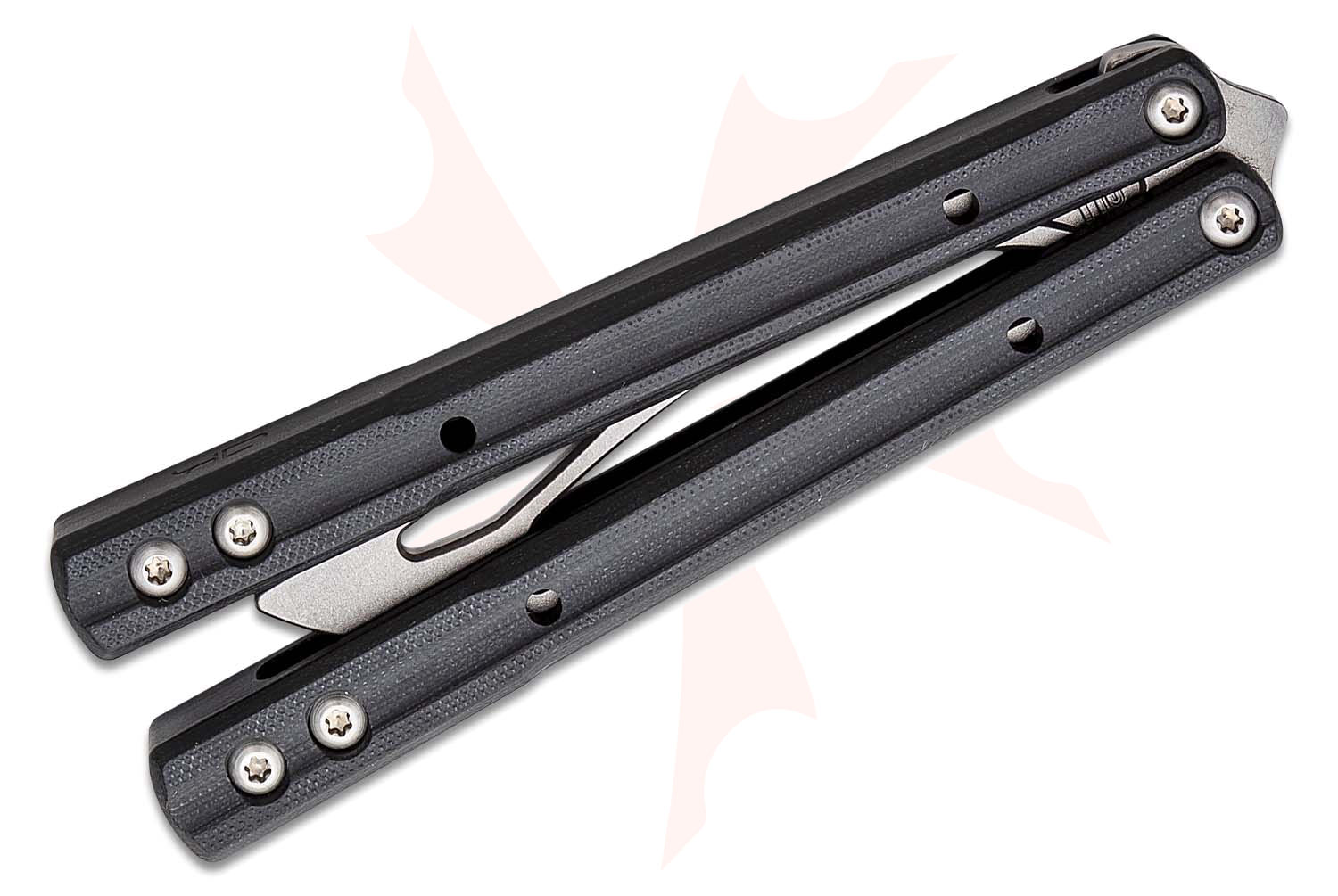 JK Designs Custom Orca Trainer Butterfly Knife 4.375