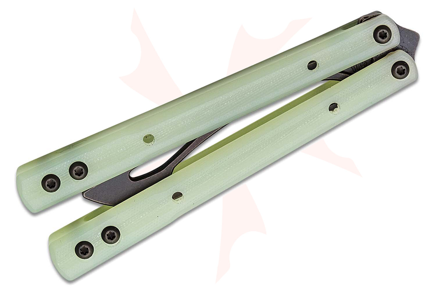 JK Designs Custom Orca Trainer Butterfly Knife 4.375