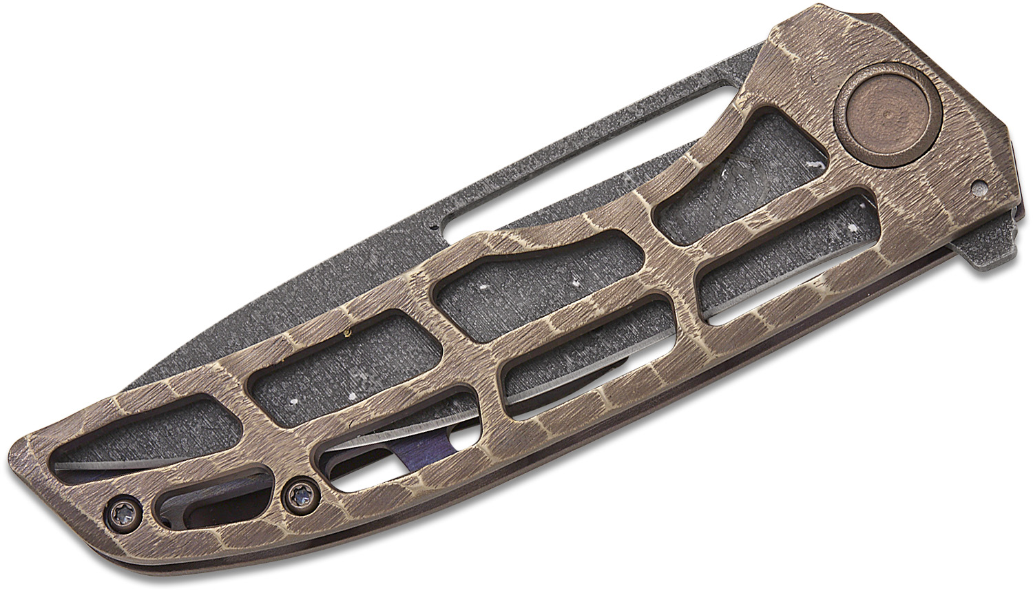 John Gray Custom SLITTER V2 Flipper Knife 3.25