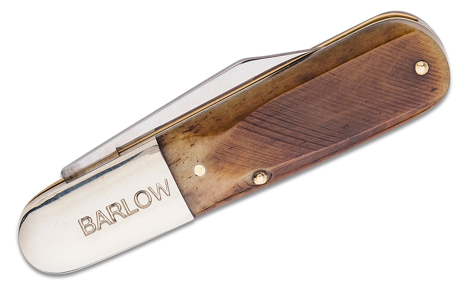 Barlow Style Pocket Knife - Bone or Horn Handle with Shield - South Union  Mills