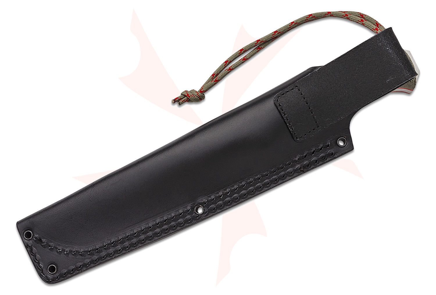 Joker Knives Nomad 6.5 Fixed Blade Knife 6.75" Bohler N695 Satin Drop Point, Green Canvas