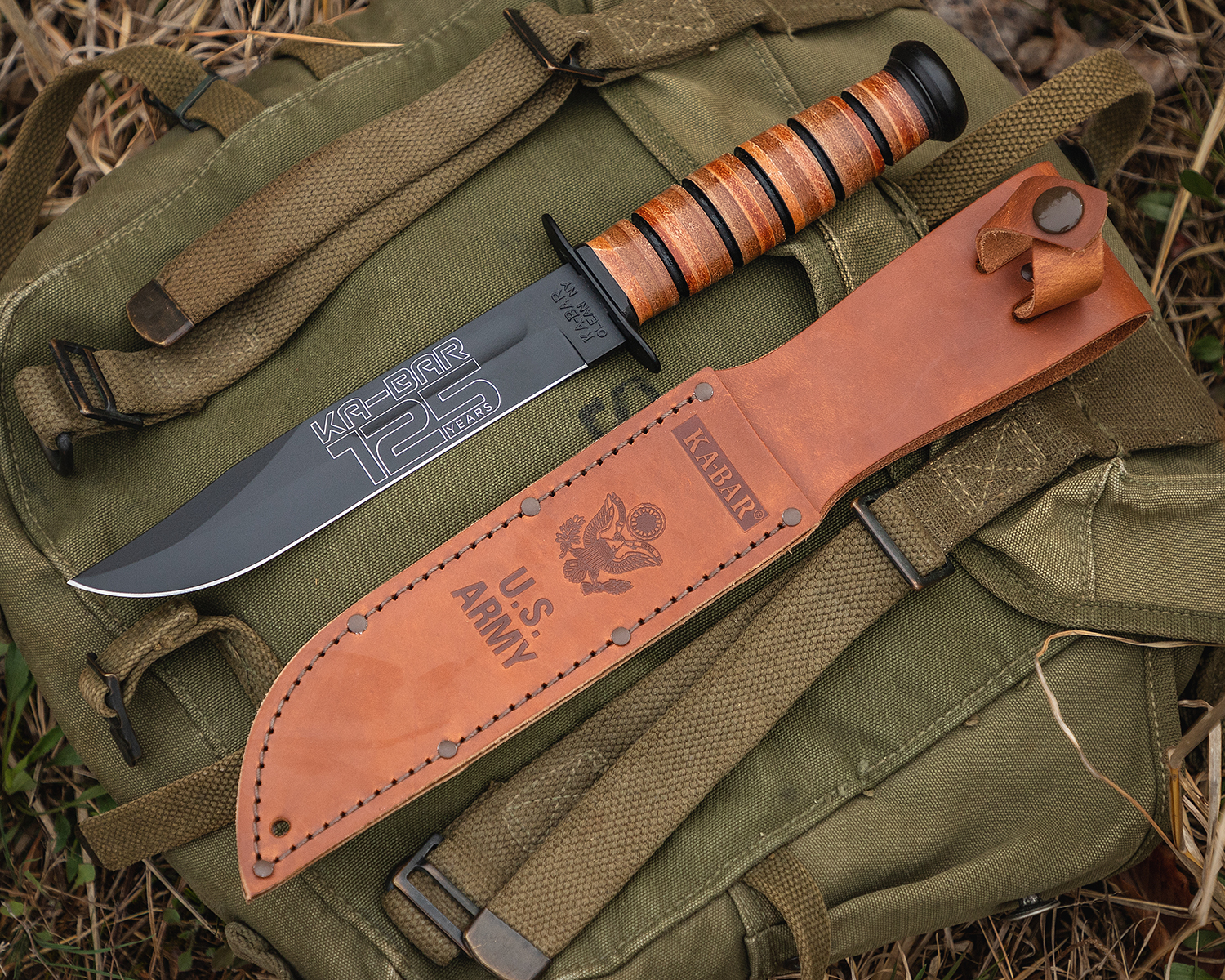 KABAR 9228 Commemorative Fighting Knife 125th Anniversary Dog's Head 7