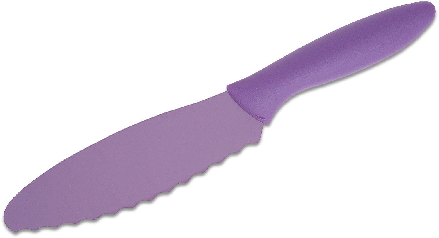 Choice 3 1/4 Serrated Edge Paring Knife with Purple Handle