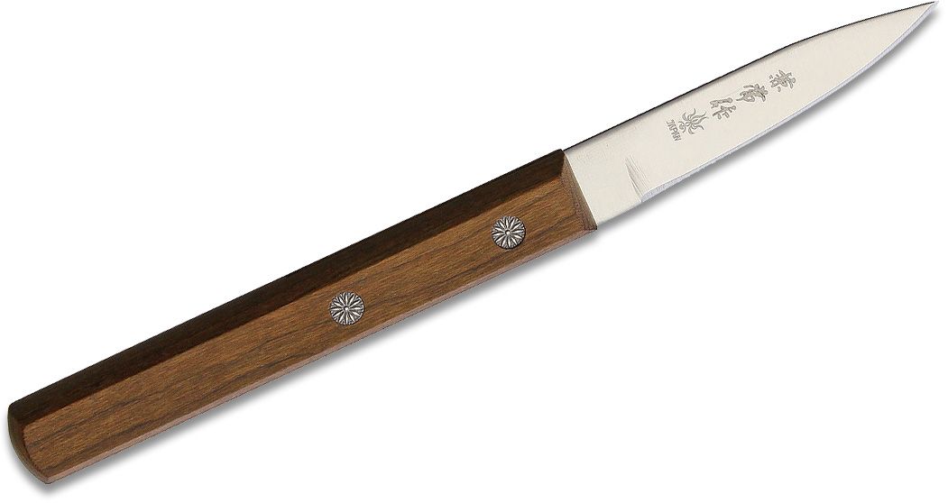  Kiwi 4 Sharp Pairing Knife, with wood Handle # 503: Spear  Point Paring Knives: Home & Kitchen