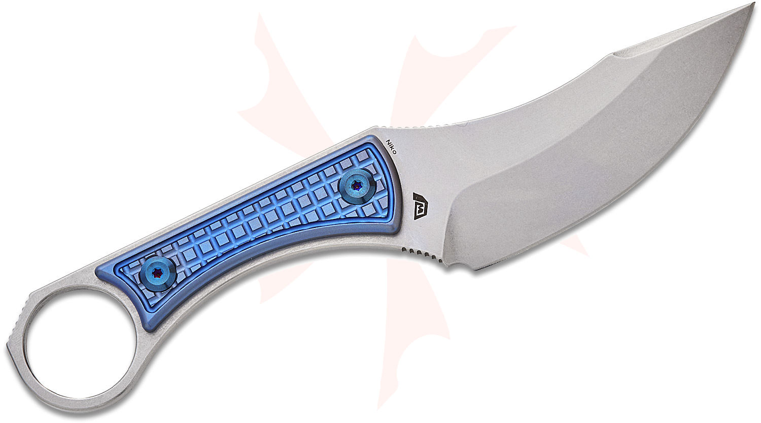 niko♪ Kansept Niko Fixed Blade Knife Black Carbon Fiber G004A1