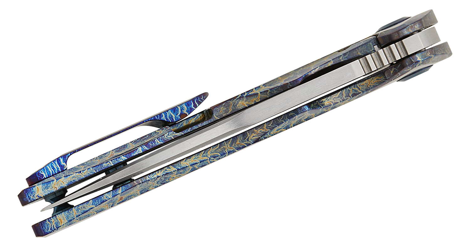 パームスREPA KANAYU 116H Kansept Knives Kryo Frame Lock Flipper Knife 3.58