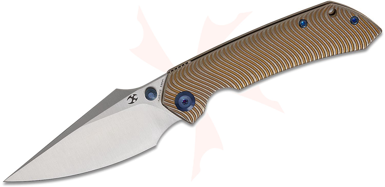 Kansept Knives Fenrir Frame Lock Front Flipper Knife 3.48