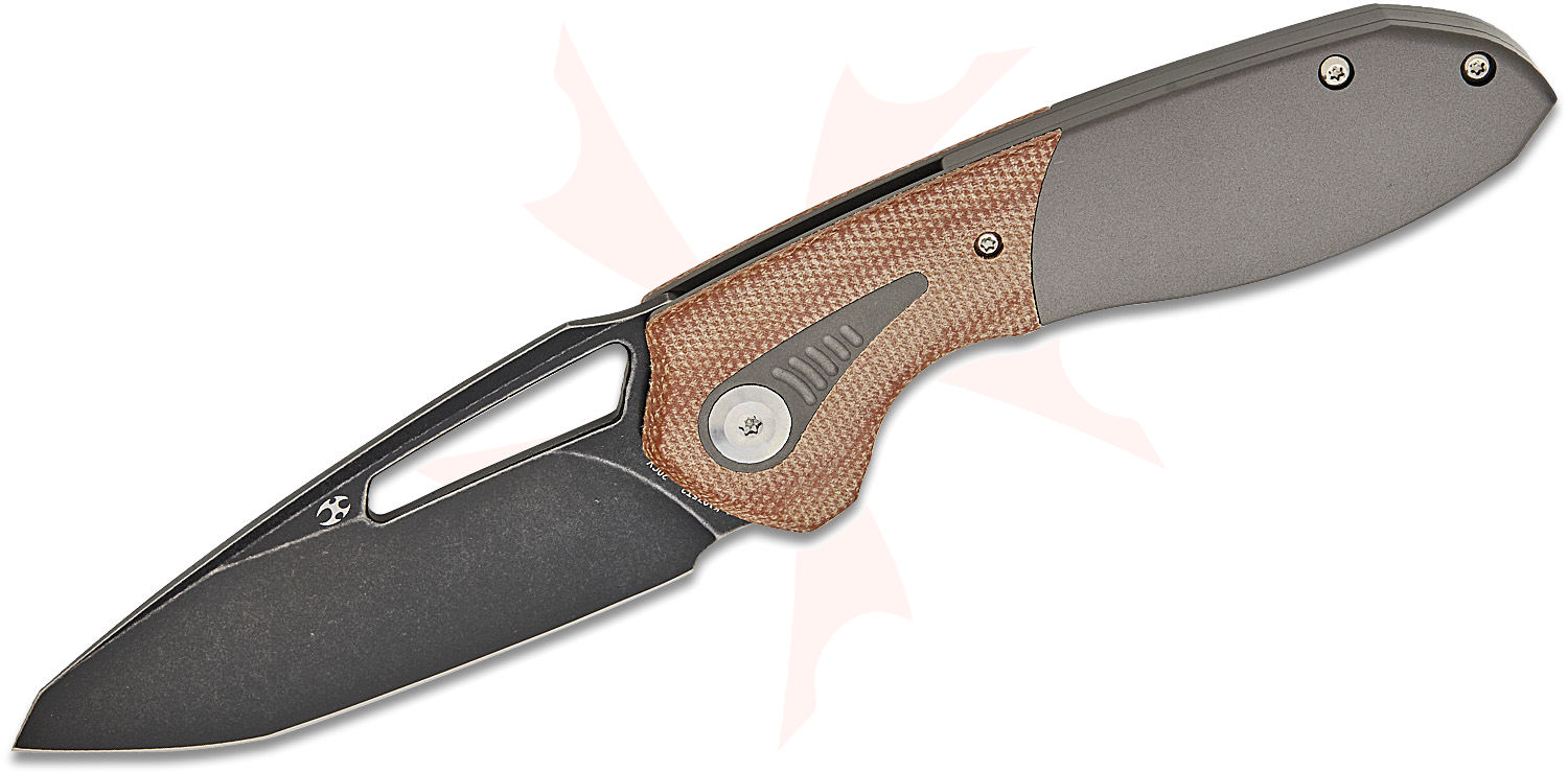 Kansept Knives Greg Schob Thoth Bolstered Frame Lock Folding