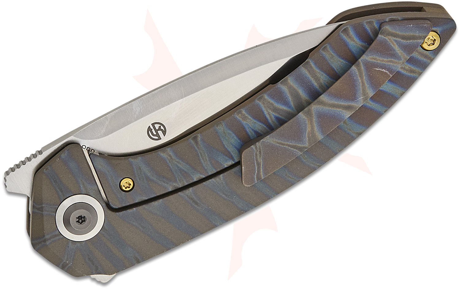 Kansept Knives TuffKnives ODD 21 Frame Lock Flipper Knife 3.08