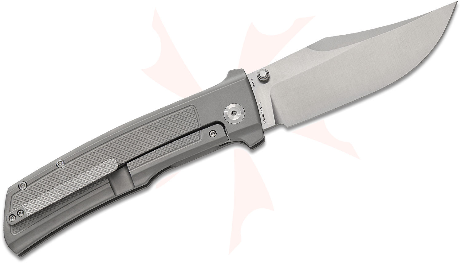 Kansept Knives Ray Laconico Bison Flipper Knife 4.25