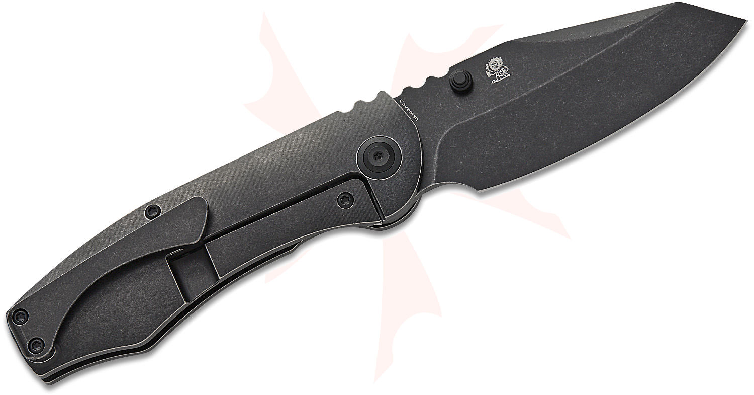 knave キャンバス　kataki msc taboo1 qp Kansept Knives CAVEMAN Folding Knife 3.57