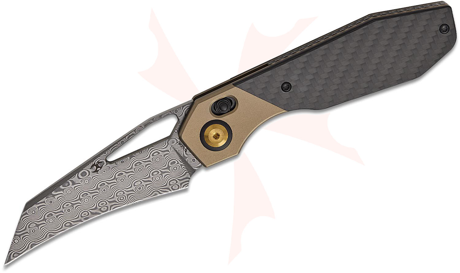 Kansept Knives QTRO Crossbar Lock Folding Knife 3.59
