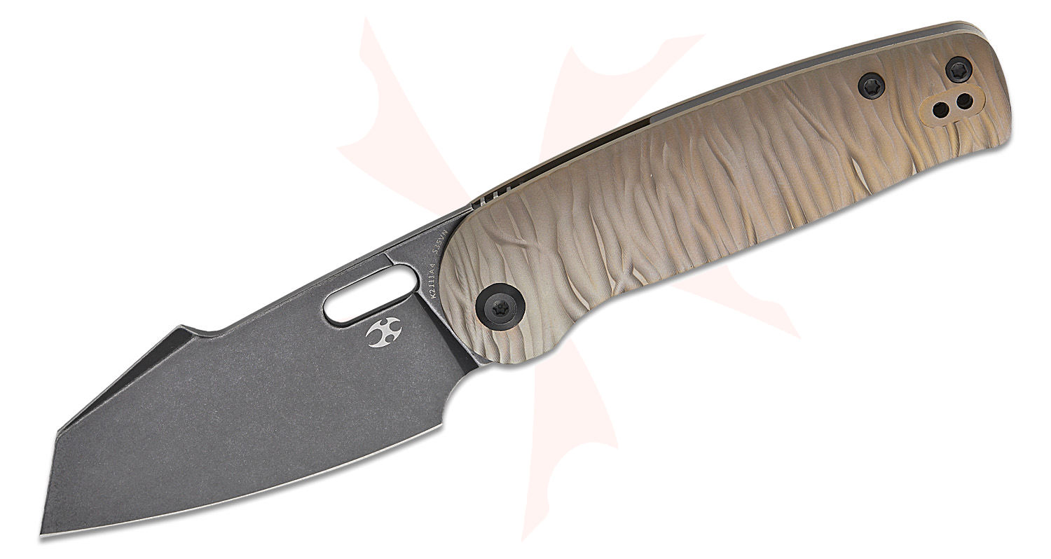 Kansept Knives Terry Cour II Orlok Nested Liner Lock Front Flipper
