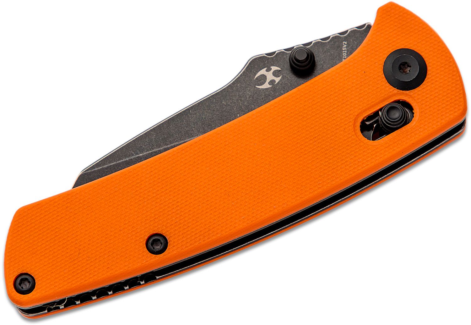 Adventure Medical Stoke Pivot Knife and Saw Black/Orange TPR Handle 420  Plain Edge AD01401018