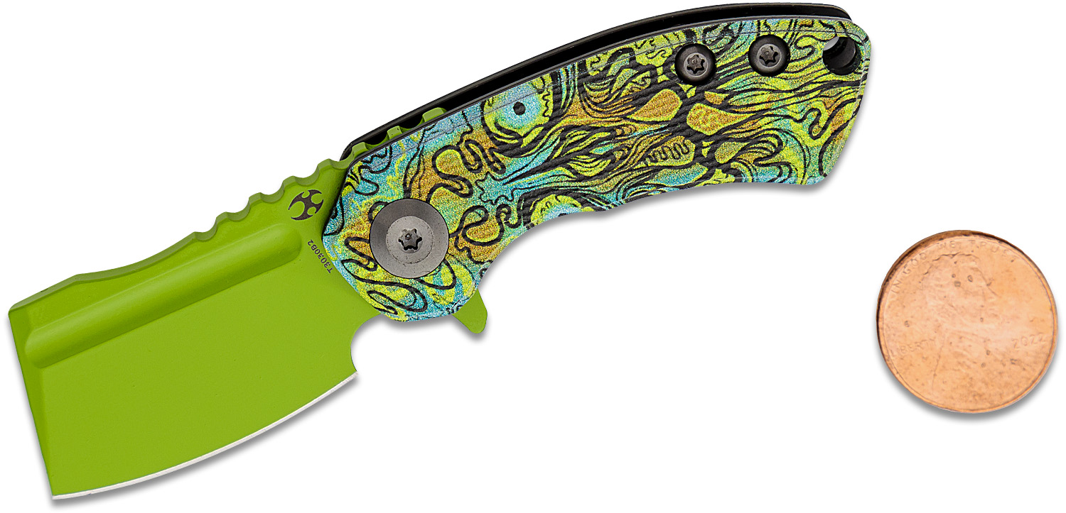 kobatti Kansept Knives Mini Korvid Flipper Knife 1.45