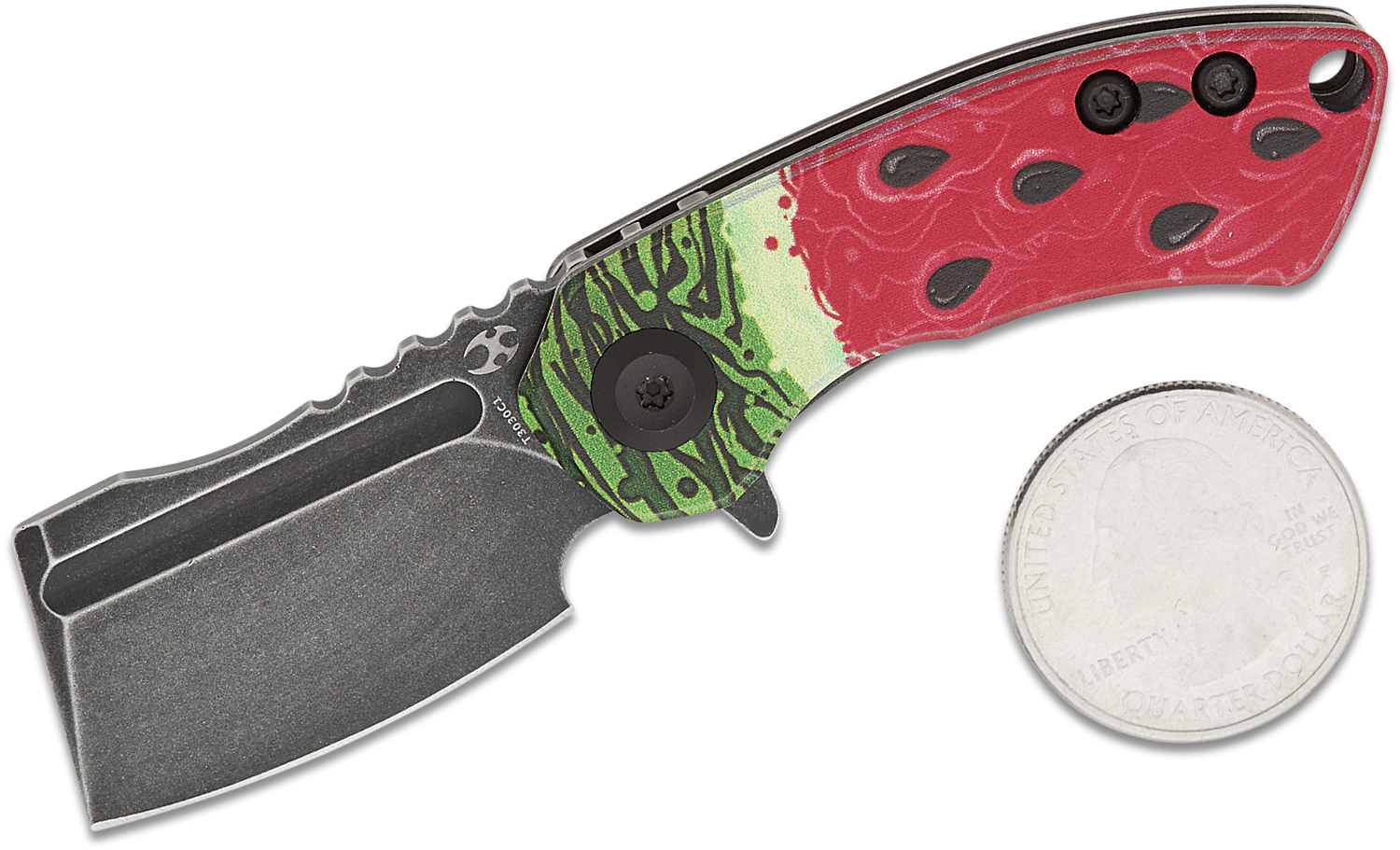 Kansept Knives Mini Korvid Liner Lock Flipper Knife 1.45