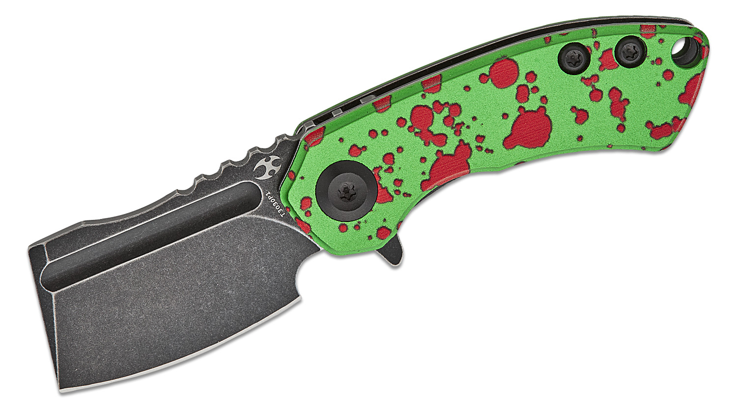 GOOD GRIEF/グッド グリーフ　GOOD BITE MINI CASE Case® | Sawcut Jigged Olive Green Bone Tiny Trapper