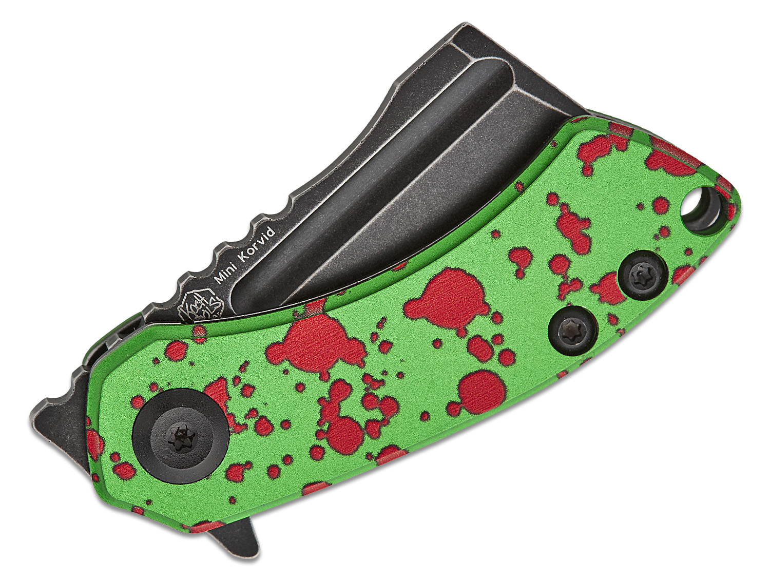 Kansept Knives Mini Korvid Liner Lock Flipper Knife 1.45