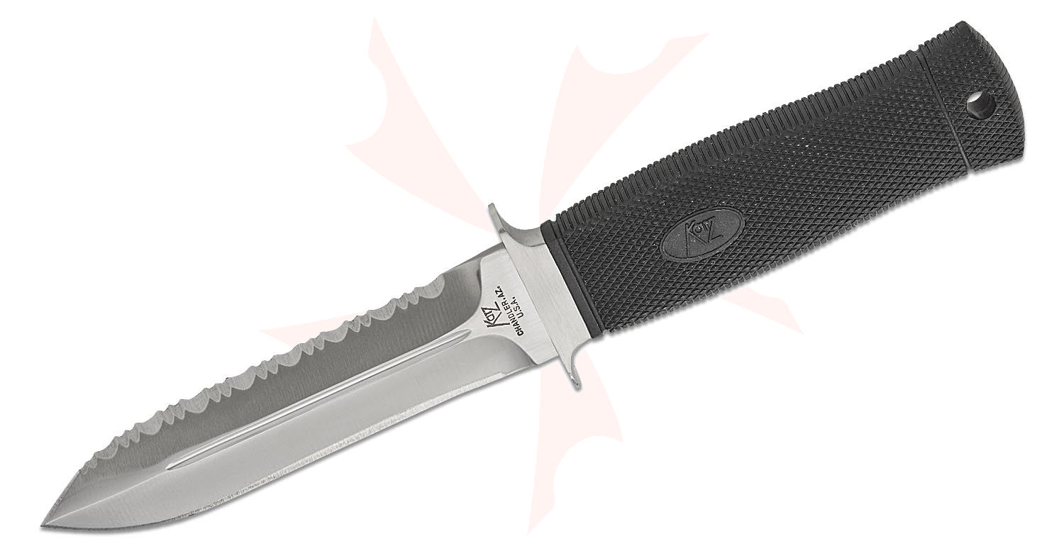 Katz Avenger Dive Knife with Double Edged Blade Dive Sheath