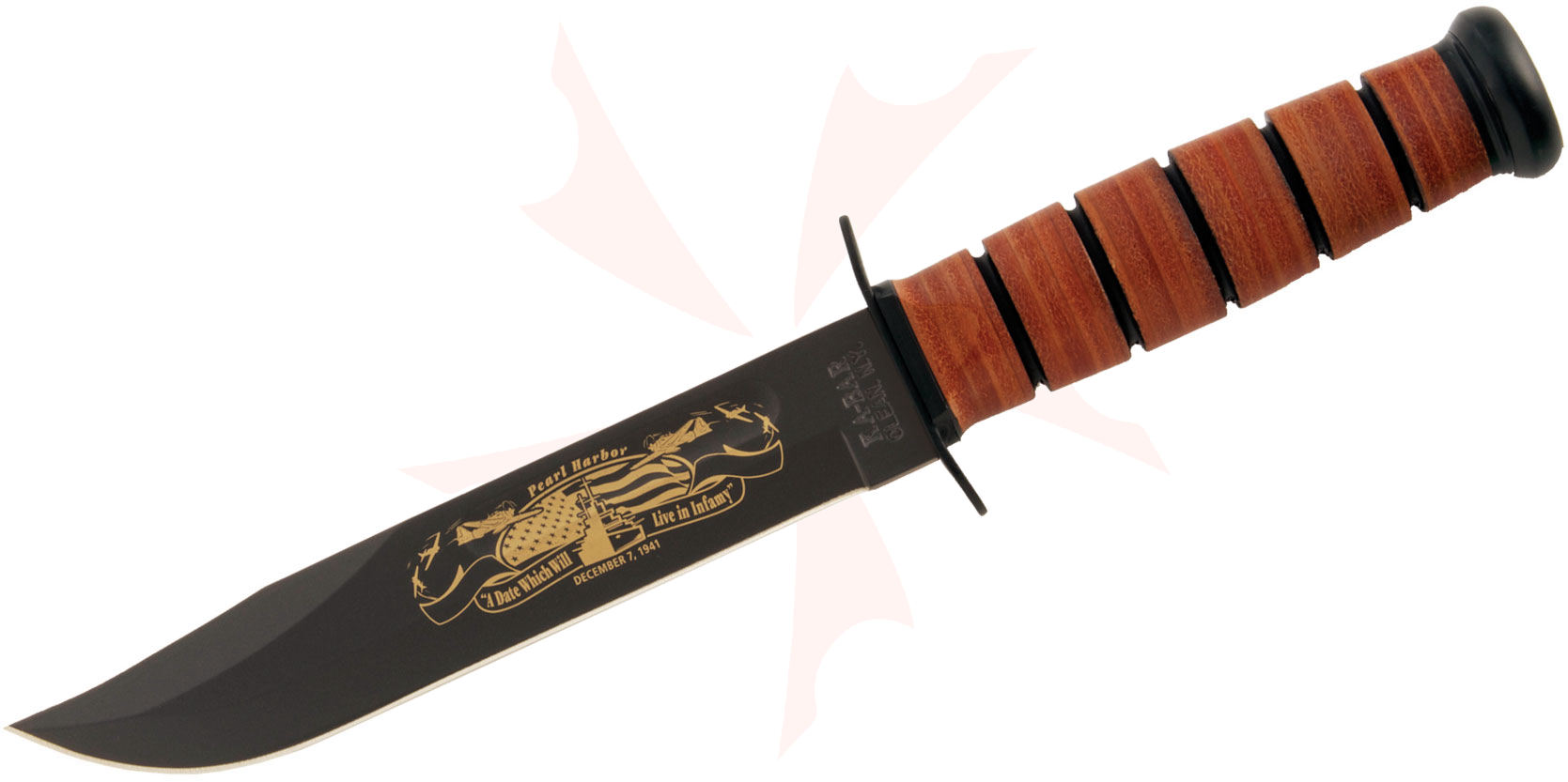 KA-BAR 9109 USMC Commemorative Pearl Harbor Fighting Knife 7