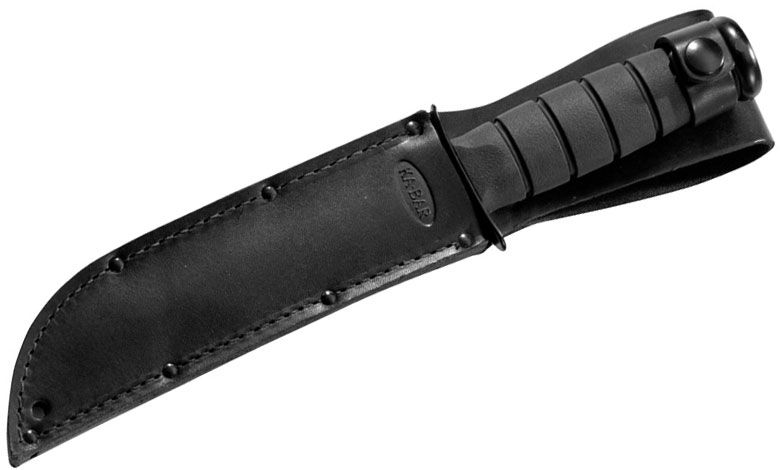 Ka Bar 1211s Replacement Black Leather Sheath Fits Ka Bars With 7 Blades Knifecenter