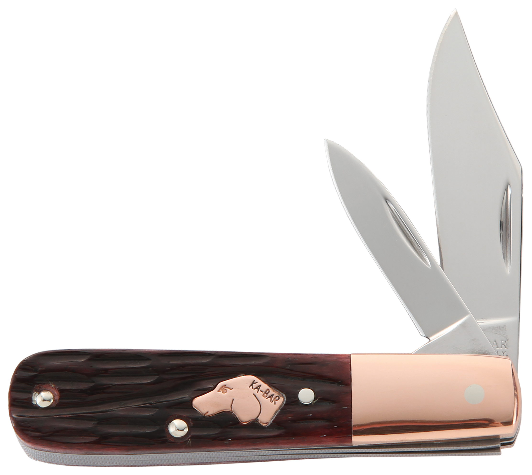 KA-BAR 6123CU Dog's Head Coppersmith Barlow 3.25
