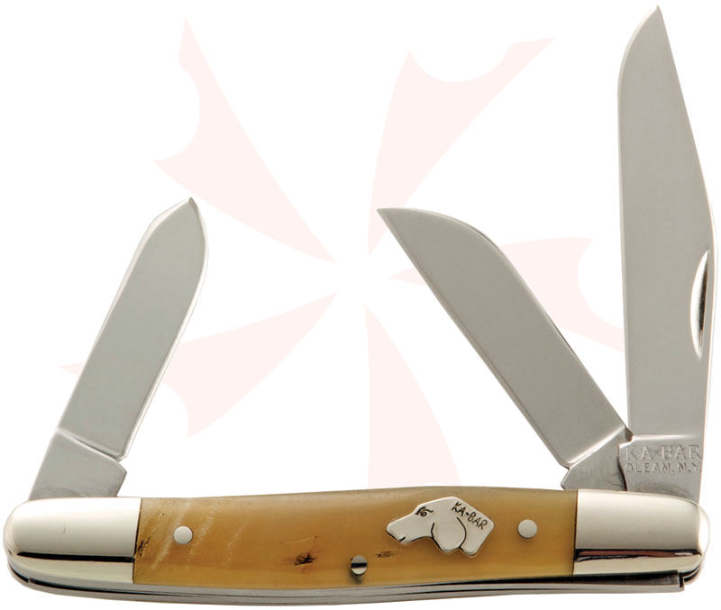 KA-BAR 8313 Dog's Head 3 Blade Stockman 3