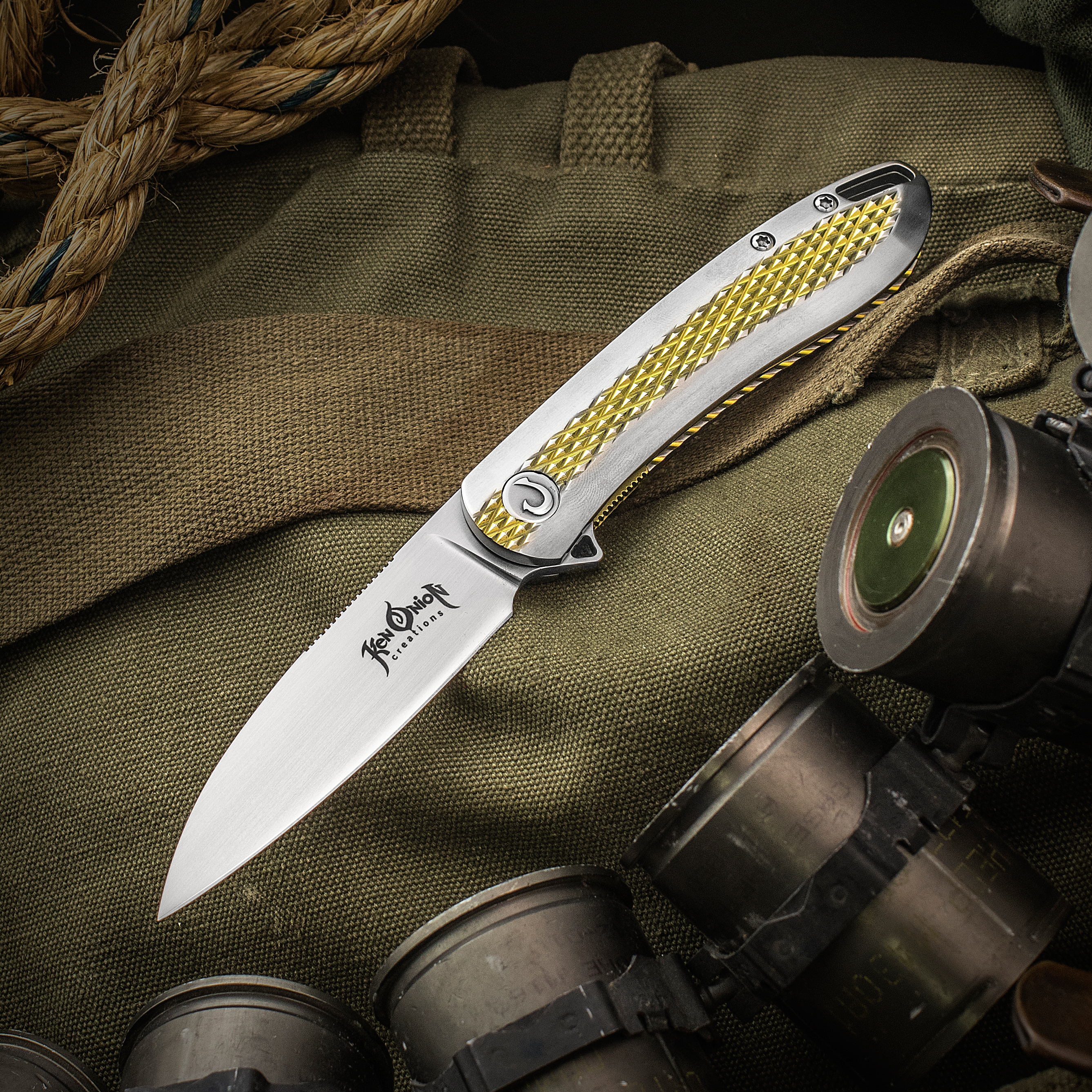 ボッコム　ペンシル　ロットン Ken Onion Custom-Tech Slacker Flipper 3.25