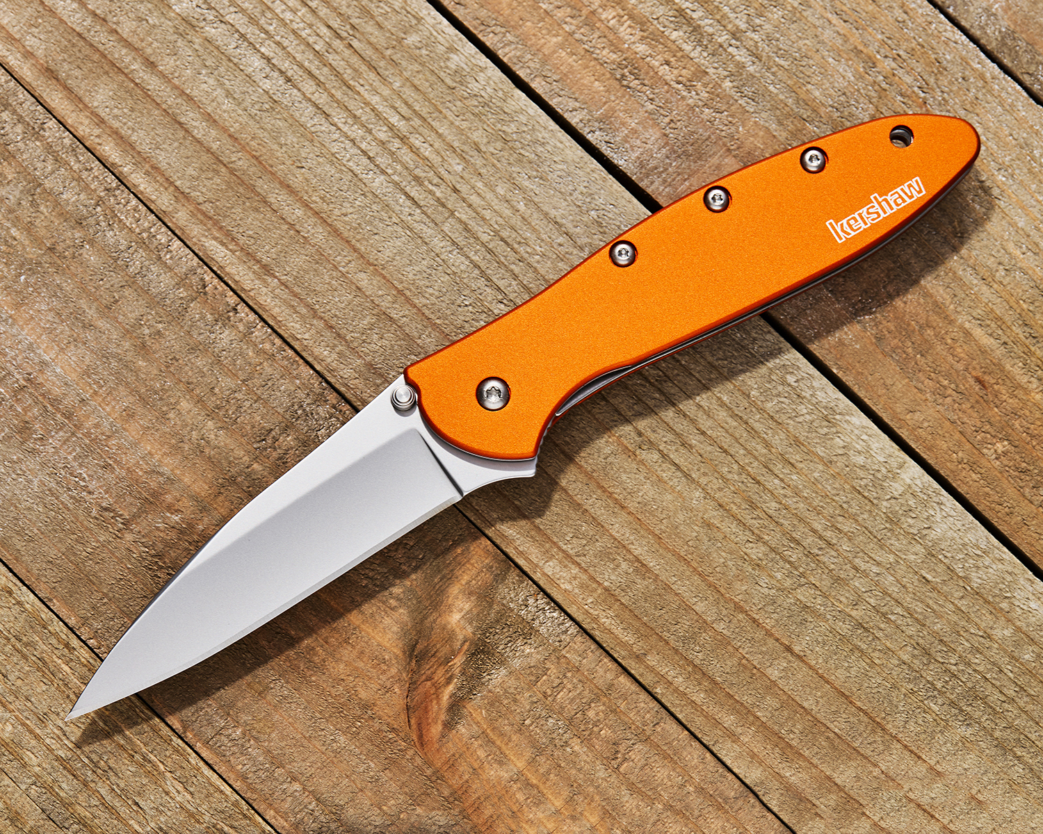 Kershaw 1660OR Ken Onion Leek Assisted Flipper Knife 3