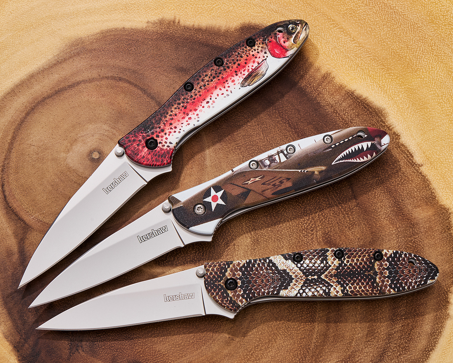 Kershaw 1660SNAKE Ken Onion Leek CCI Assisted Liner Lock Flipper