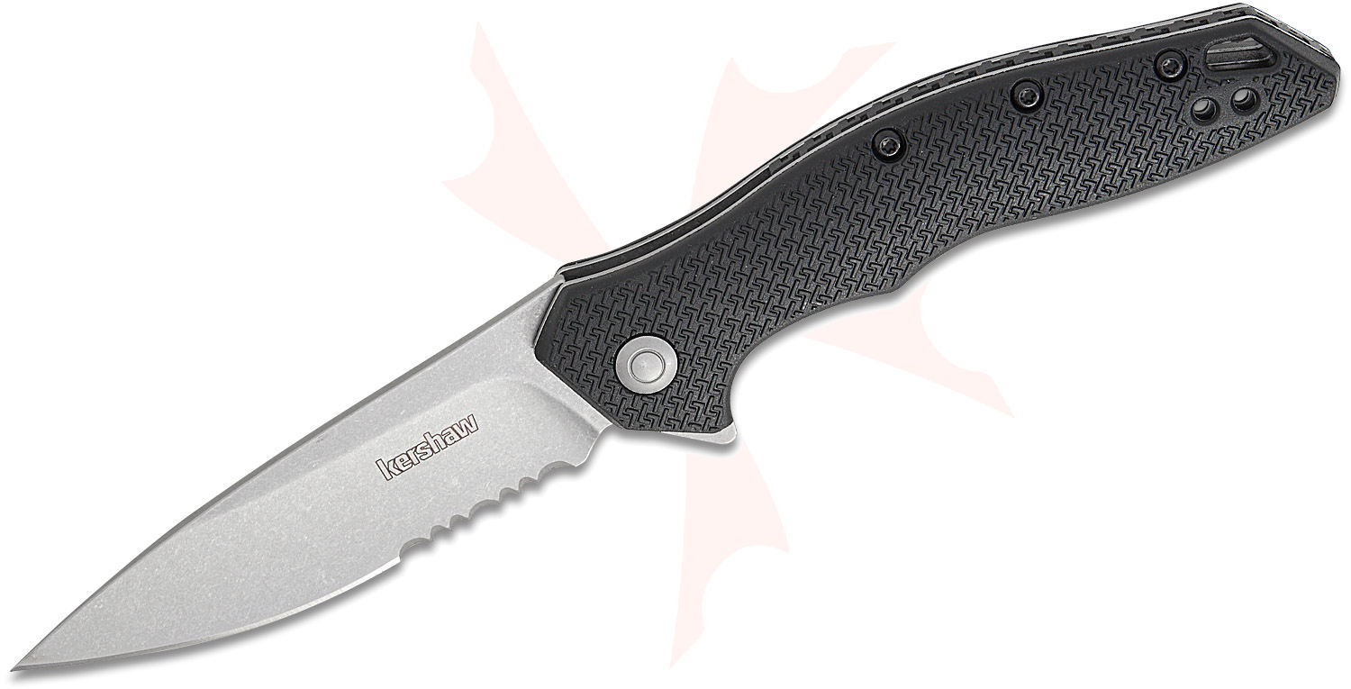 Kershaw Shoreline Pocket Knife, All Purpose 3 Inch Blade, Deep Carry