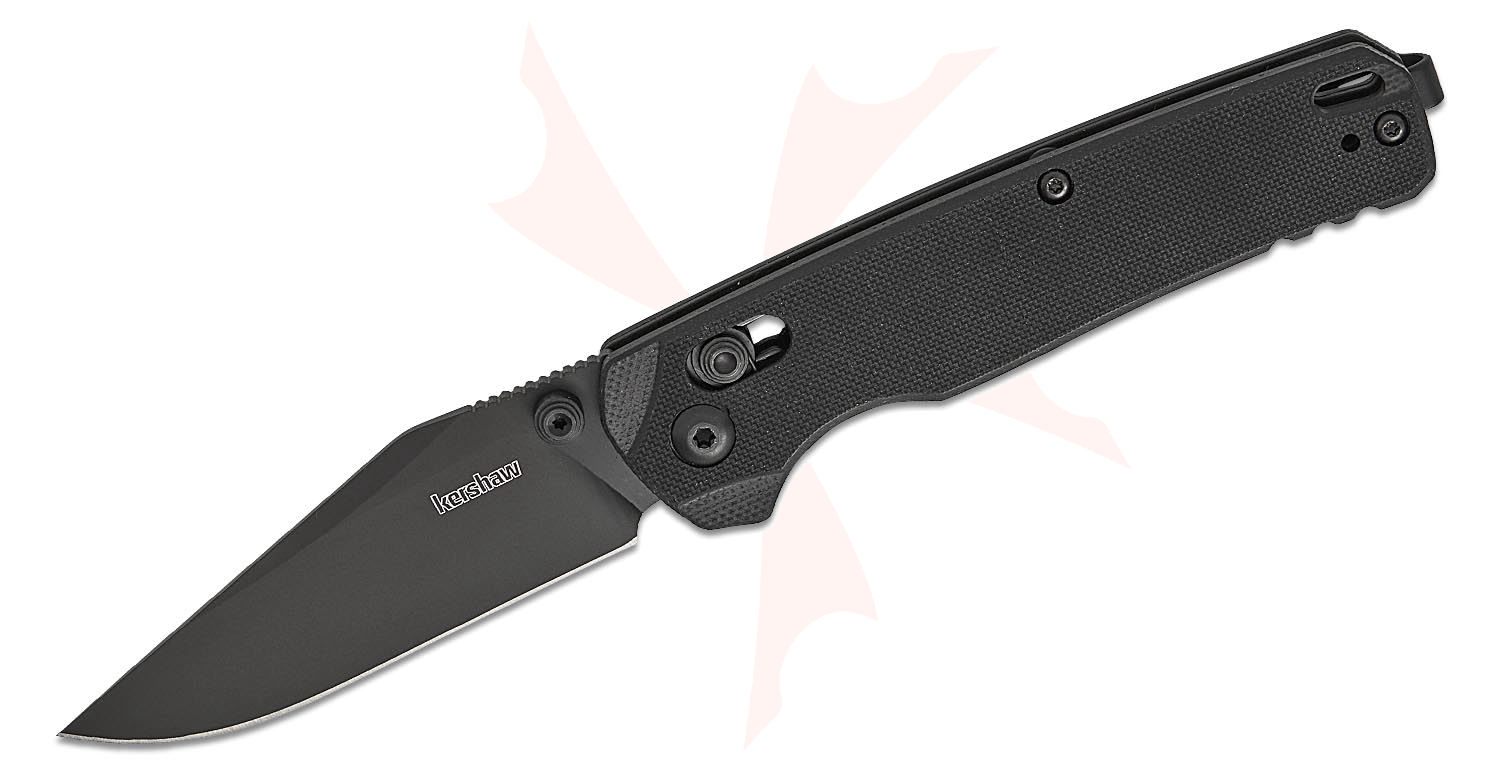 Kershaw Bel Air folding knife open on white background