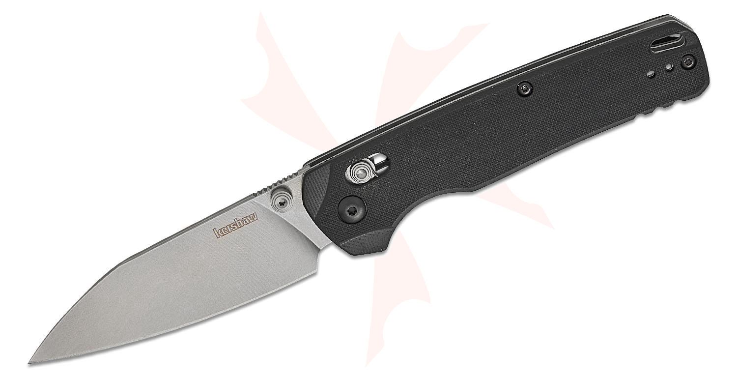 Kershaw Bel Air XL folding knife open on white background