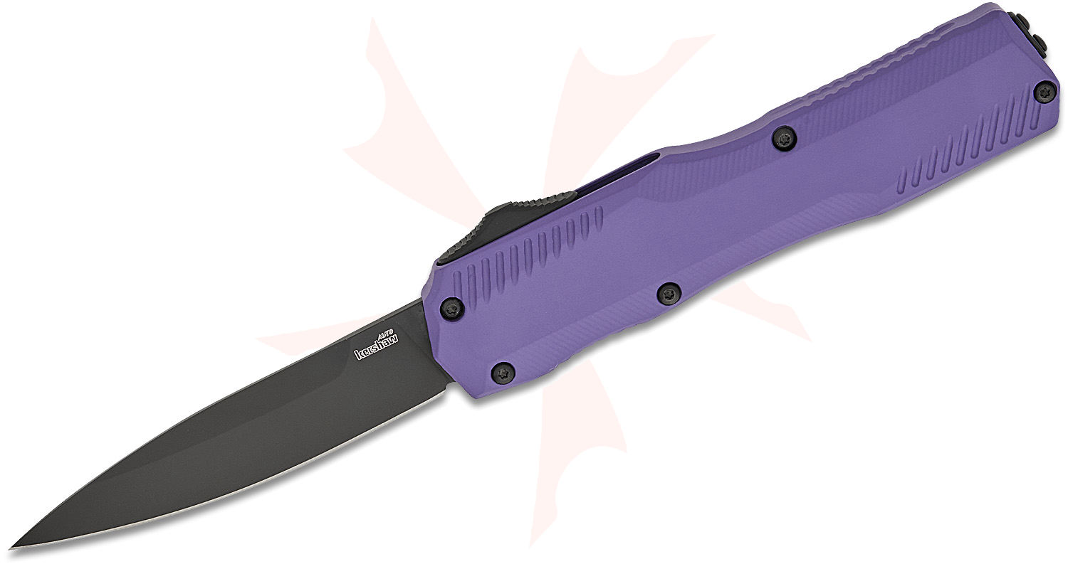 Kershaw 9000PURBLK Matt Diskin Livewire OTF AUTO Knife 3.45