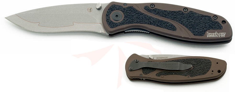 ブラインド　濃茶　W1680 H2060 Kershaw Brown Blur Assisted 3-3/8