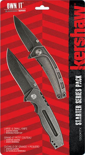 Kershaw Starter Series Two Piece Assisted Opening Knife Set - 1300SET