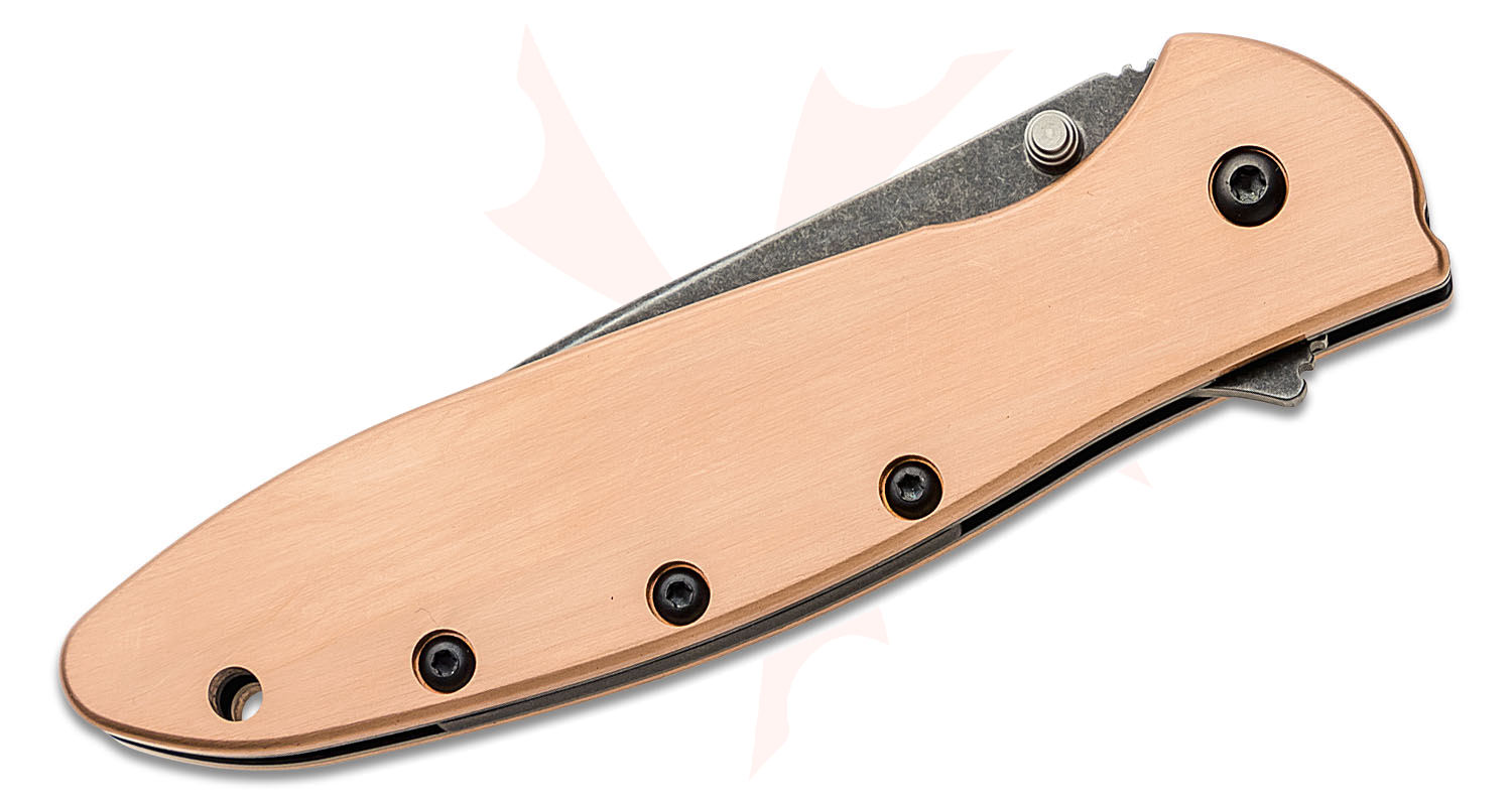 Kershaw 1660CUBW Ken Onion Leek Assisted Flipper Knife 3