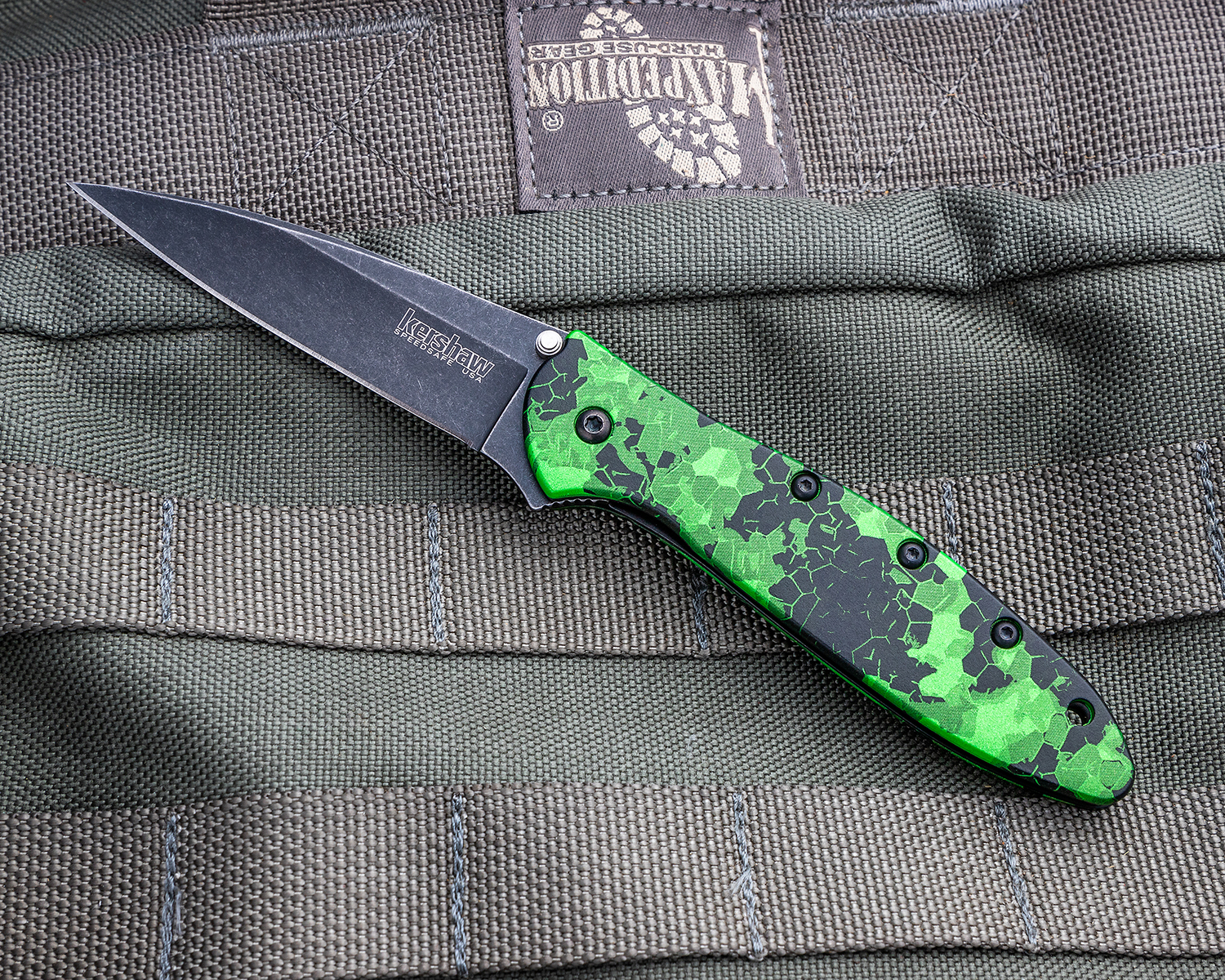 Kershaw 1660DGRN Ken Onion Leek Assisted Flipper Knife 3