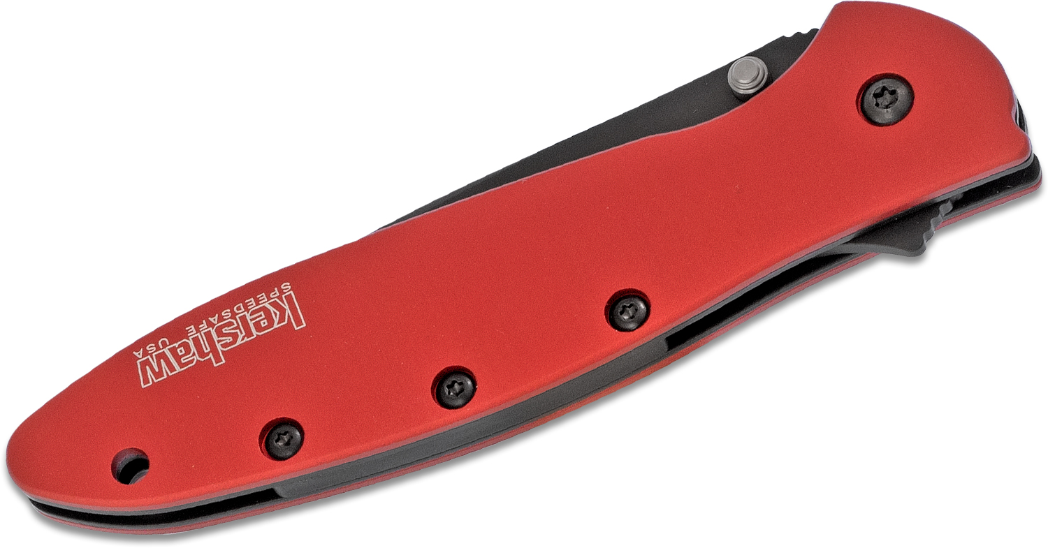 Kershaw 1660RDBLK Ken Onion Leek Assisted Flipper Knife 3