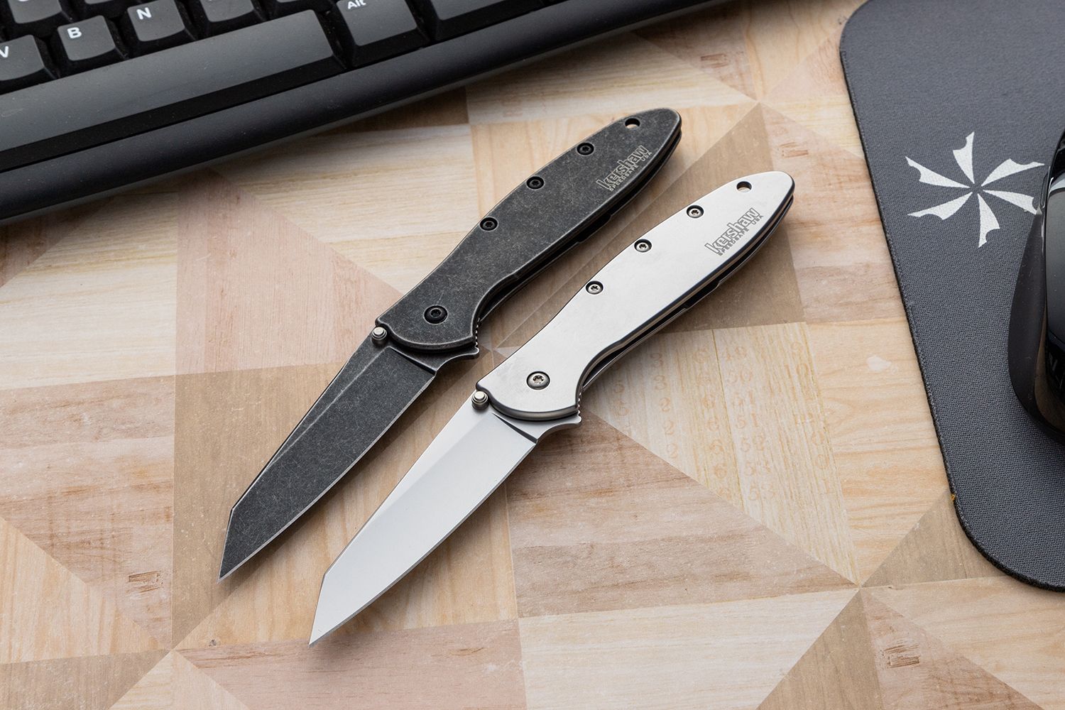  Kershaw Leek Pocket Knife, 3 14C28N Stainless Steel