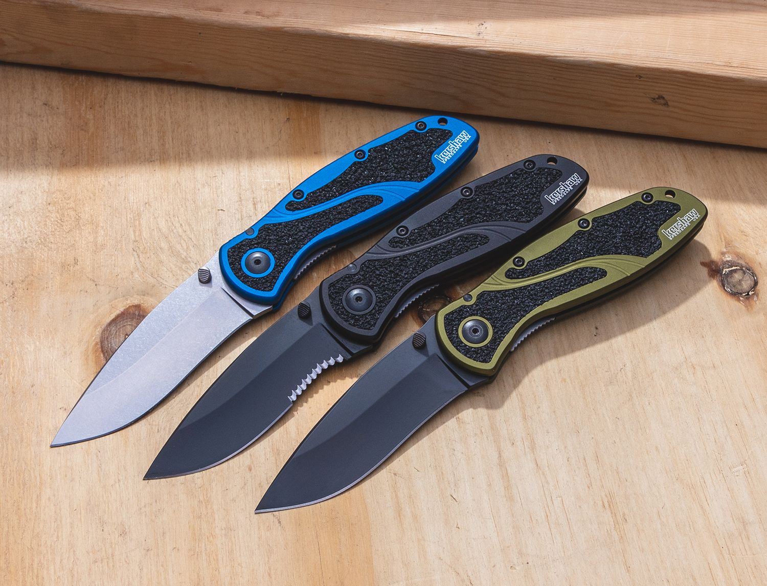 Blur Pocketknife, Olive-Black