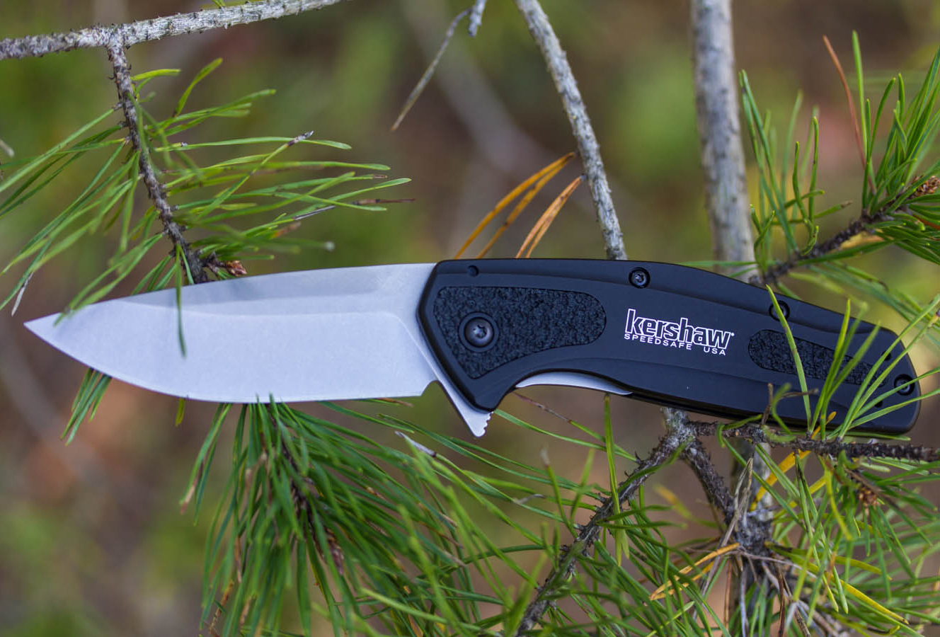 Kershaw 1678 Camber Assisted 3.125" S30V Stonewashed Plain Blade