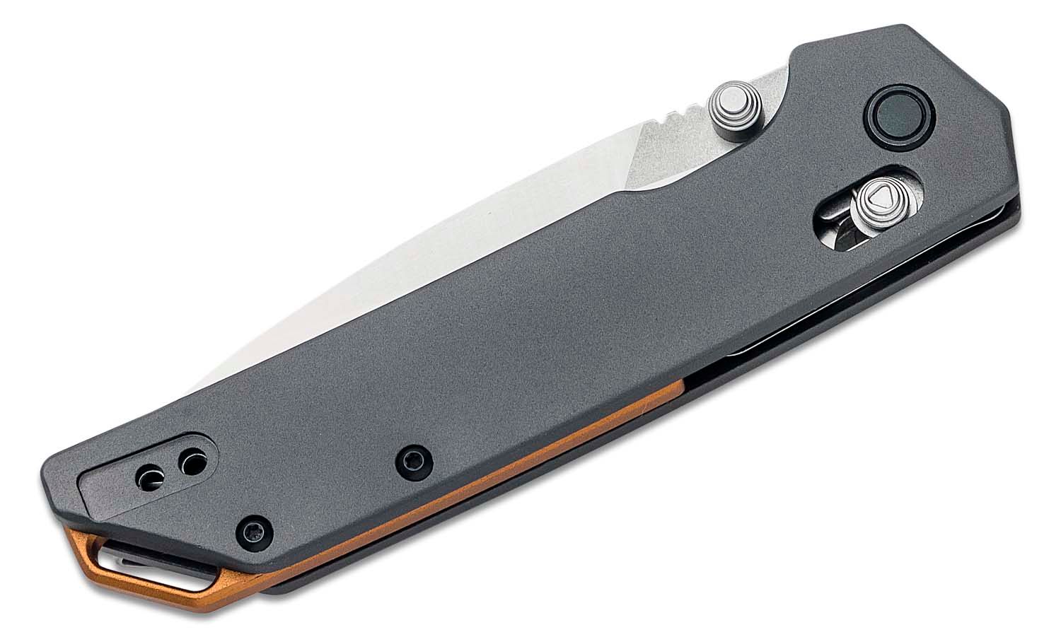 Kershaw Knives: Iridium - Gray Anodized Aluminum - D2 Tool Steel