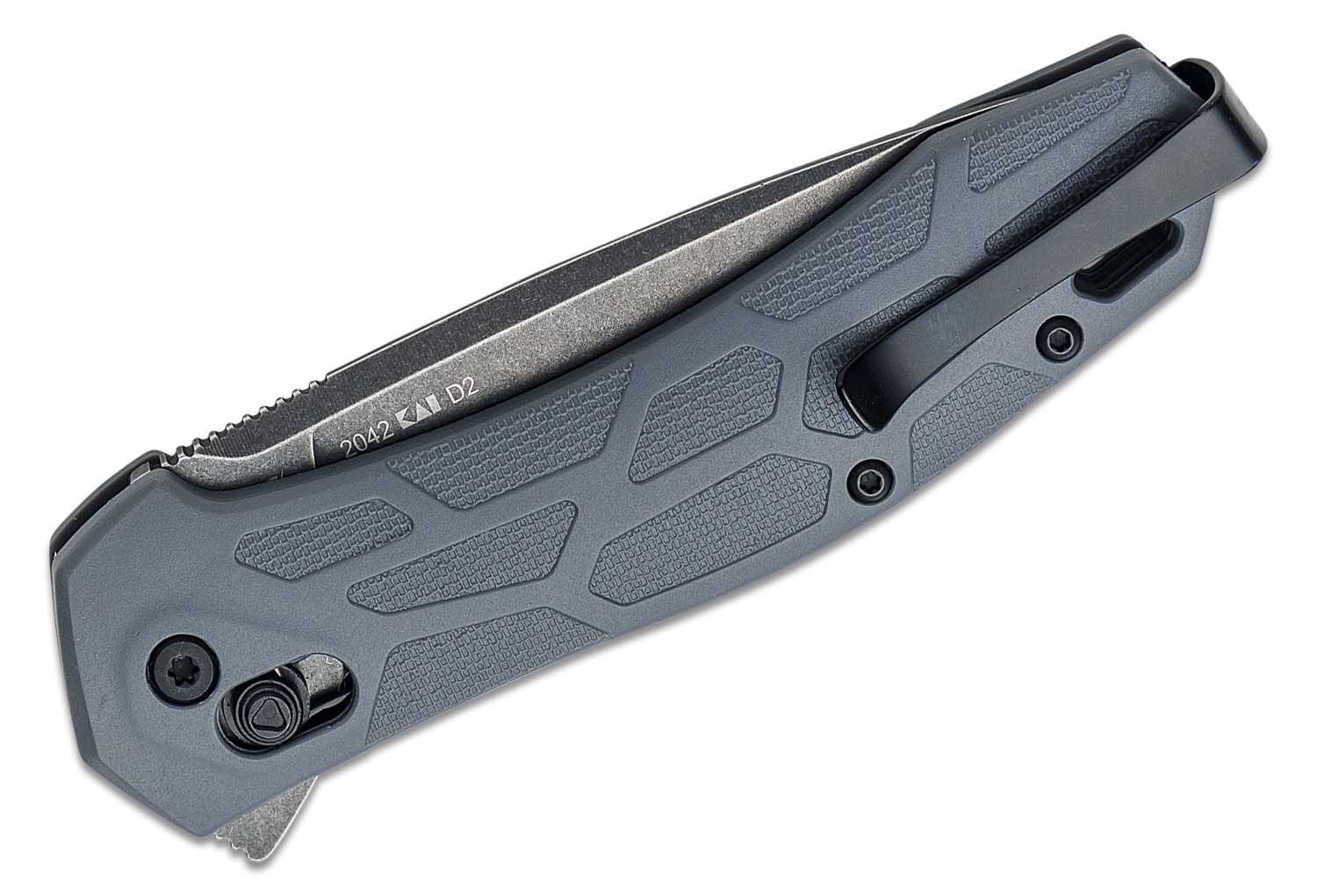 Kershaw Knives: Hatch - Two-Tone D2 Cleaver - Glass-Filled Nylon - Nested  Steel Liners - Lockback