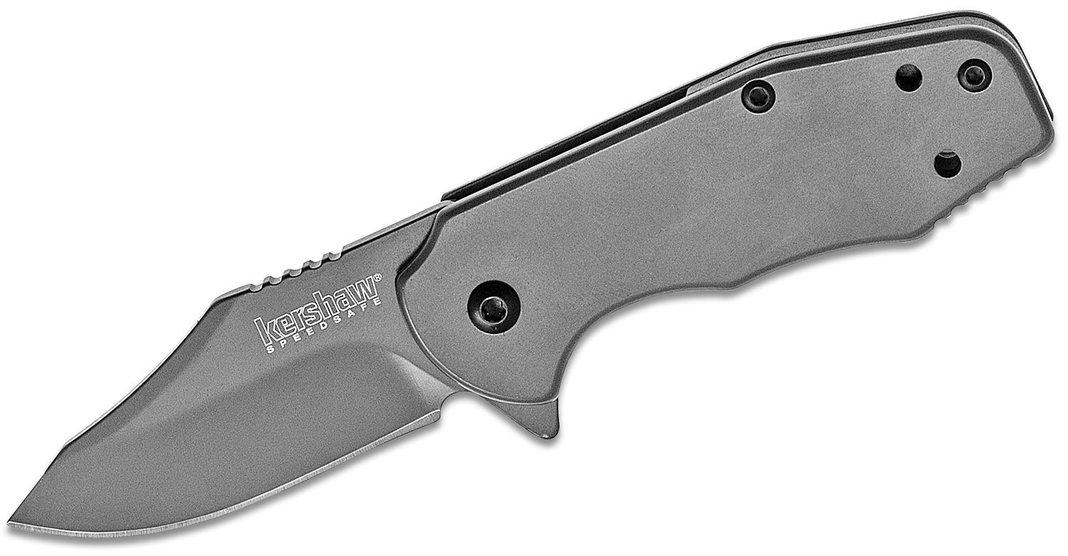  Kershaw Appa Folding Tactical Pocket Knife, SpeedSafe Opening,  2.75 inch Black Blade and Handle, Small, Lightweight Every Day Carry :  Everything Else
