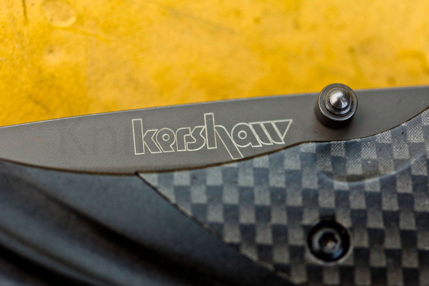 Kershaw 3700 Kurai Folding 2 1 2 Black Plain Blade Carbon Fiber